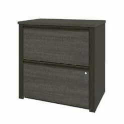 Prestige + 30" Lateral File In Bark Gray & Slate - Bestar 99630-000047