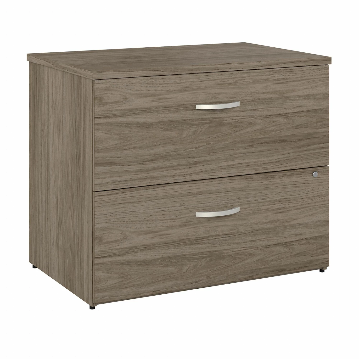 Bush Business Furniture Studio C 2 Drawer Lateral File Cabinet In Modern Hickory - Bush Business Furniture SCF136MHSU