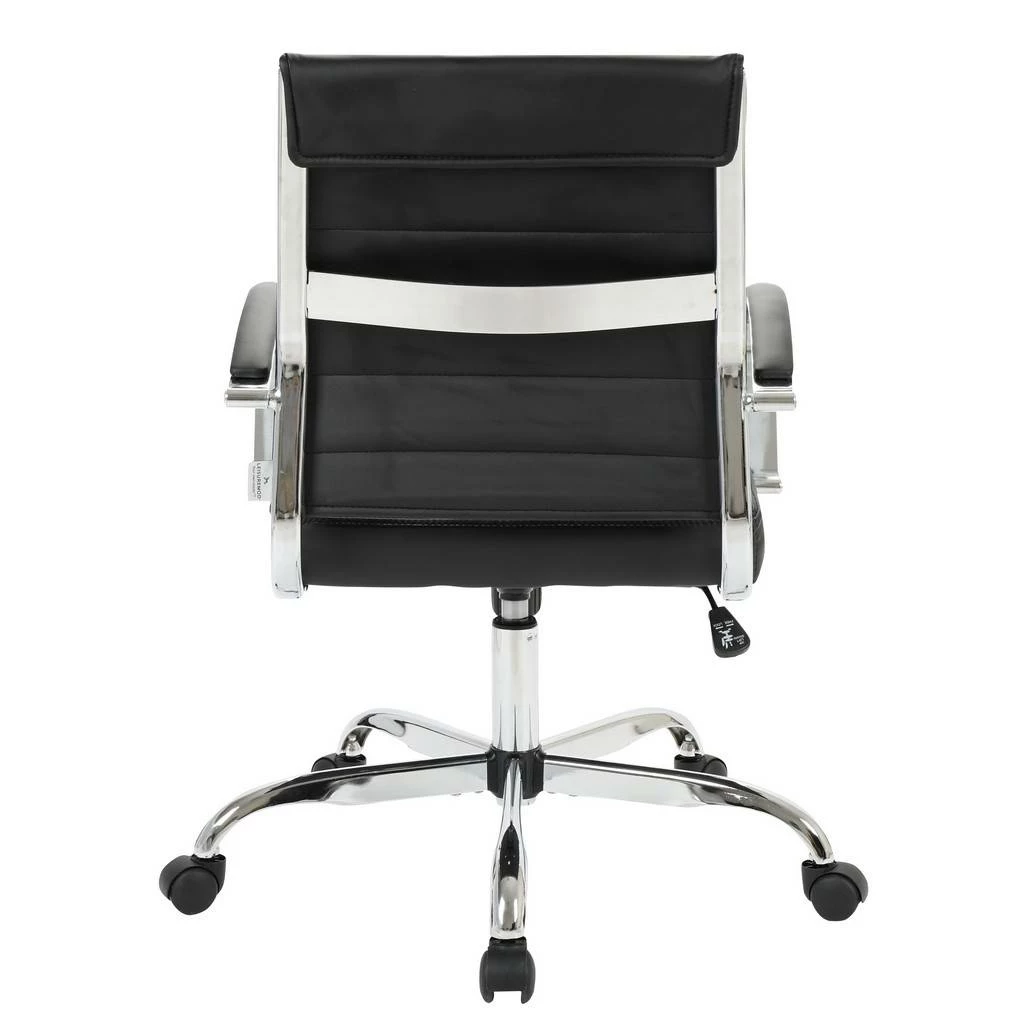 LeisureMod Benmar Home Leather Office Chair - LeisureMod BO19BLL - Image 5