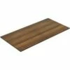 Lorell Chateau Walnut 8' Rectangular Conference Tabletop - 94.5" X 47.3" X 1.4" - Reeded Edge - Material: P2 Particleboard - Finish: Walnut Laminate - LLR34339