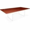 Lorell Essentials Rectangular Conference Table Top - 94.5" X 47.3" X 1" X 1.3" - Finish: Cherry, Laminate - LLR69123