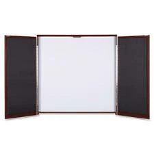 Lorell Presentation Cabinet - Hinged Door - 47.3" X 47.3" X 4.8" - LLR69865