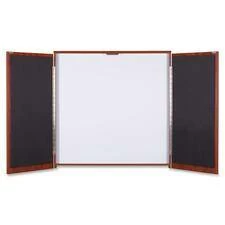 Lorell Presentation Cabinet - Hinged Door - 47.3" X 47.3" X 4.8" - LLR69866