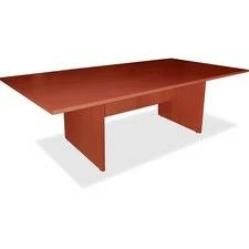 Lorell Essentials Series Cherry Conference Table - Cherry Rectangle, Laminated Top - Panel Leg Base - 2 Legs - 70.88" Table Top Width X 35.38" Table Top Depth X 1.25" Table Top Thickness - 29.50" Height - Assembly Required - Cherry - LLR87374