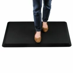 Floortex Black Standing Comfort Mat - 16" X 24" - Floortex CC1624BLK