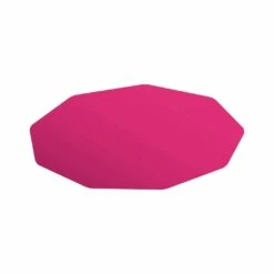 9Mat Polycarbonate 9-Sided Pink Chair Mat For Hard Floors - 38" X 39" - Floortex FC121001009RC