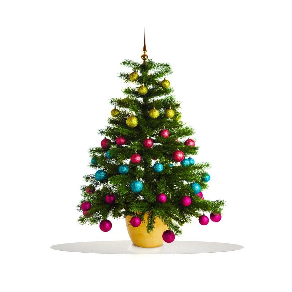 Floortex Christmas Tree Mat 24" Diameter - Floortex FC126020RT - Image 2