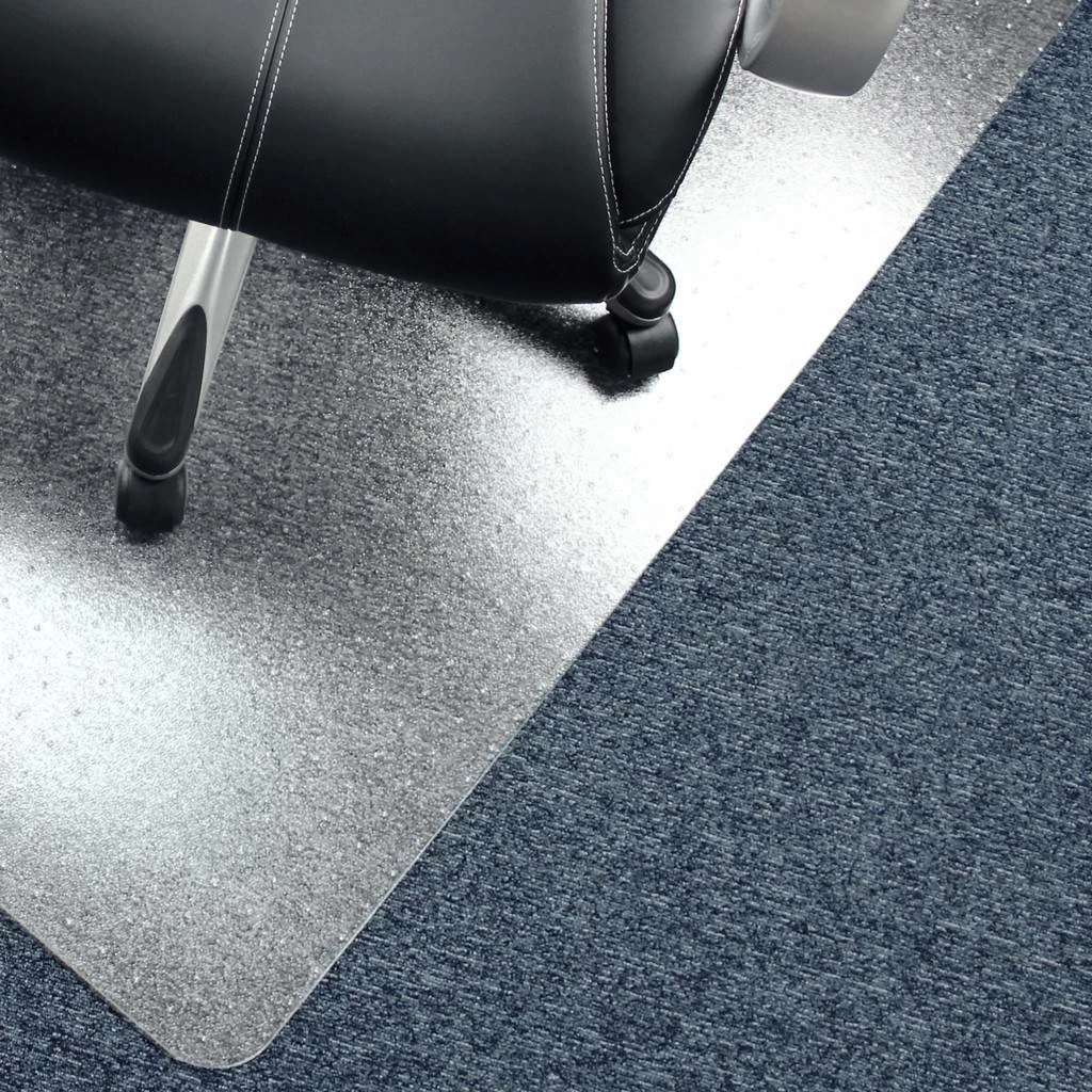Advantagemat Vinyl Rectangular Chair Mat For Carpets Up To 3/8" - 48" X 60" - Floortex FR1115226EV - Image 4