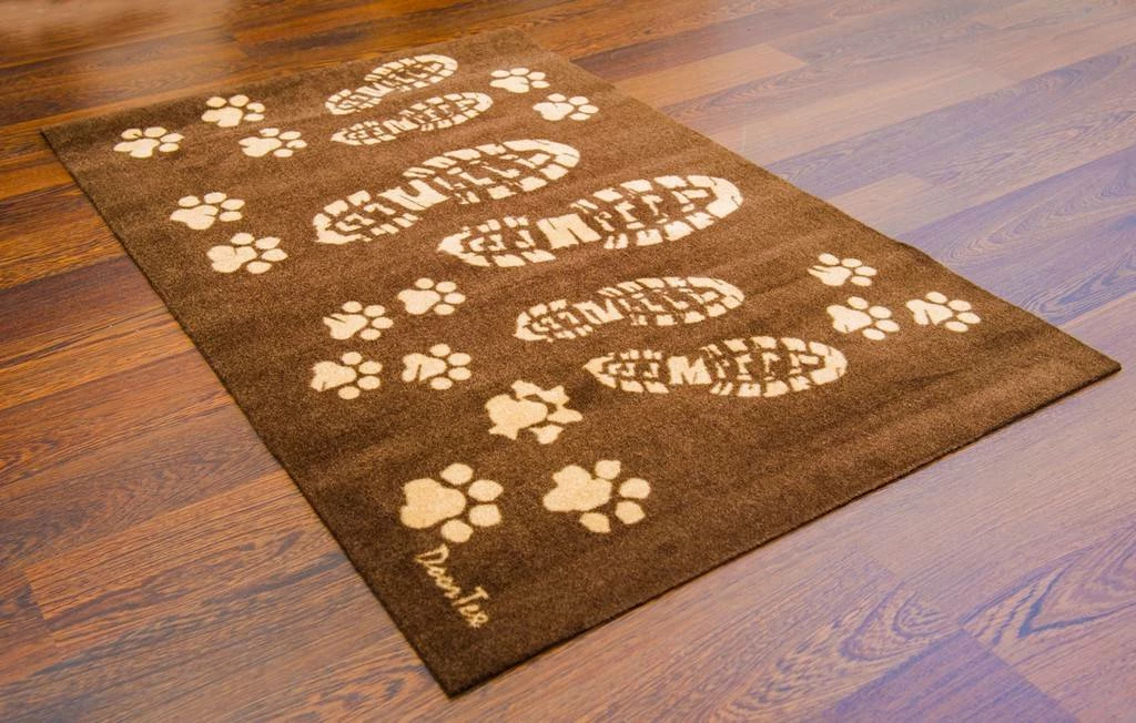 Doortex Boots Design Wash Room Mat -24" X 39" - Floortex FR4WR2439BBR