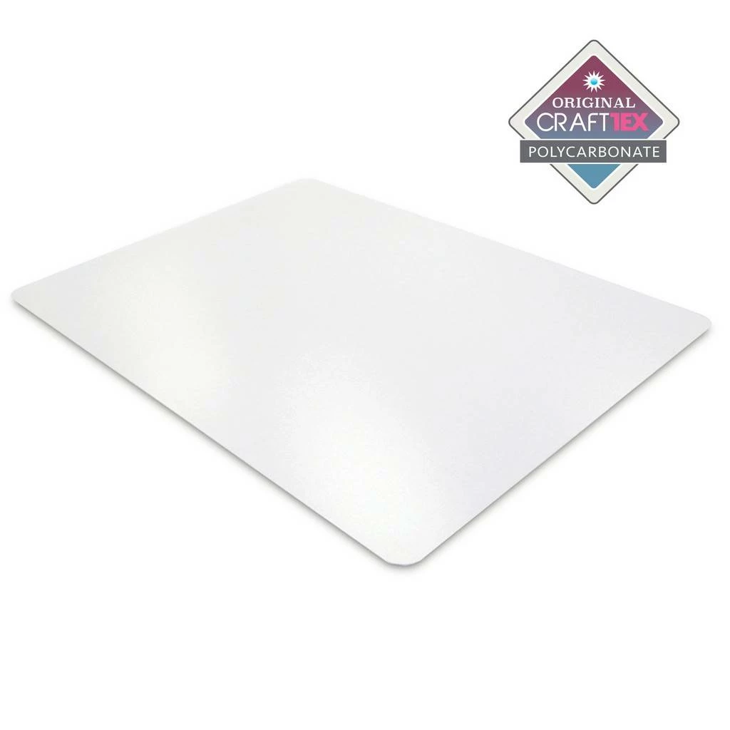 CraftTex Polycarbonate Table Protector - 35" X 71" - Floortex FRCRAFT3571RA