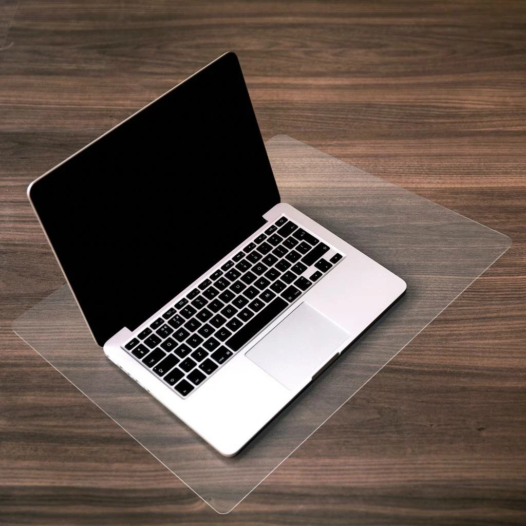 Desktex Polycarbonate Rectangular Desk Pad - 29" X 59" - Floortex FRDE2949RA - Image 2