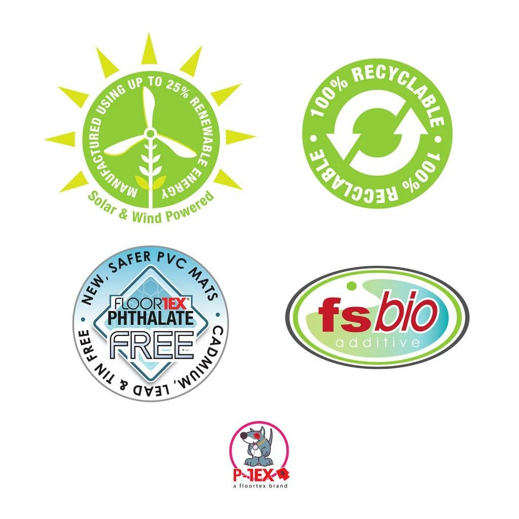 P-Tex Anti-Microbial Pet Station Mat For Carpets - 36" X 48" - Floortex FRDOGAB1190EV - Image 5