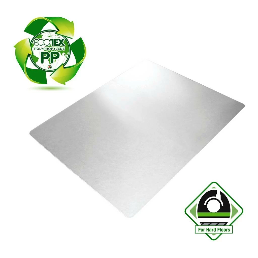 Ecotex Polypropylene Rectangular Anti Slip Chair Mat For Hard Floors - 29" X 46" - Floortex NCMFLLAC0001 - Image 2