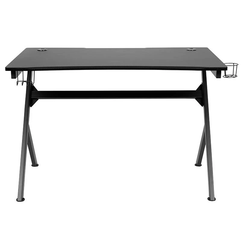 Gaming Desk 45.25" X 29" Computer Table Gamer Workstation With Headphone Holder And 2 Cable Management Holes - Flash Furniture NAN-NJ-TG-D1904-GG - Image 11