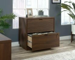 Englewood Lateral File Spm In Spiced Mahogany - Sauder 426908