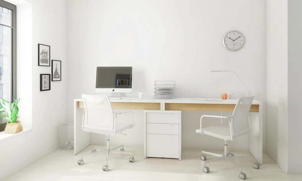 Chrono Filing Cabinet With 3 Drawers In White - Nexera 211200 - Image 3