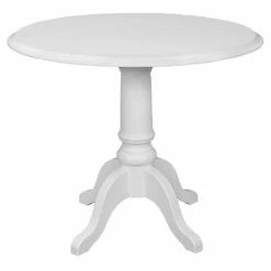 Prestige 42" Round Table In White - Regency TVCTR42WT