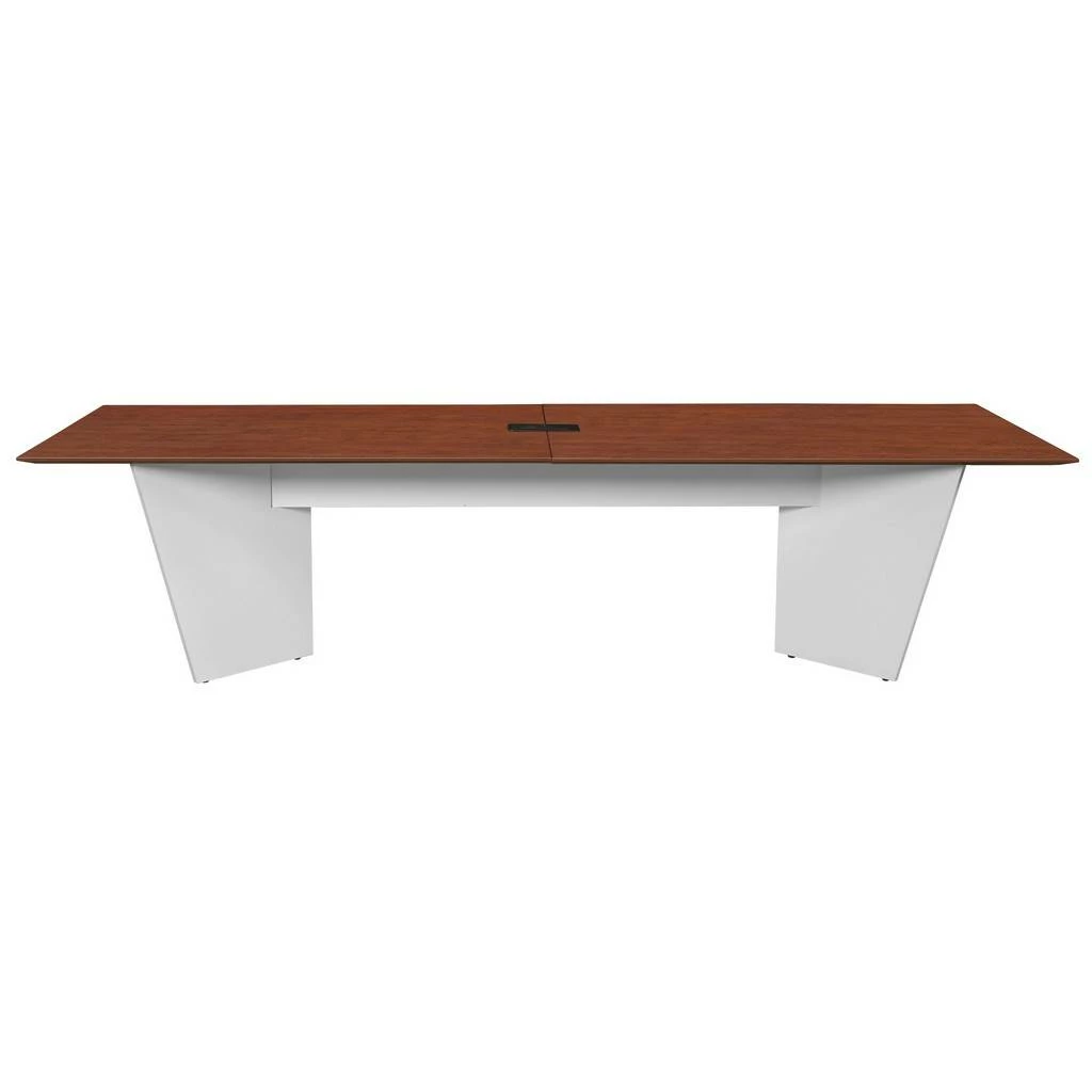 Array 120" Conference Table With Power Data Grommet- Cherry/ White - Regency ACT12048CHWH - Image 3