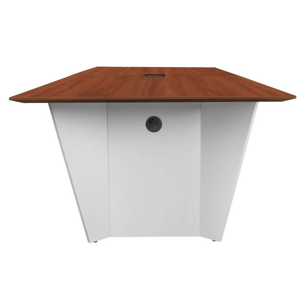 Array 120" Conference Table With Power Data Grommet- Cherry/ White - Regency ACT12048CHWH - Image 4