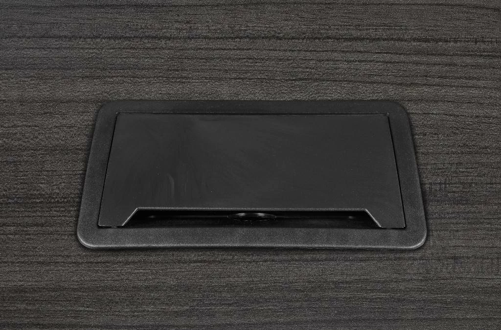 Legacy 216" Modular Racetrack Conference Table With 2 Power Data Grommets In Ash Grey - Regency LCTRT21652AG - Image 4