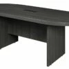 Legacy 71" Racetrack Conference Table With Power Data Grommet In Ash Grey - Regency LCTRT7135AG