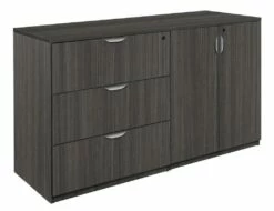 Legacy Stand Up Side To Side Storage Cabinet/ Lateral File- Ash Grey - Regency LSSCLF7223AG