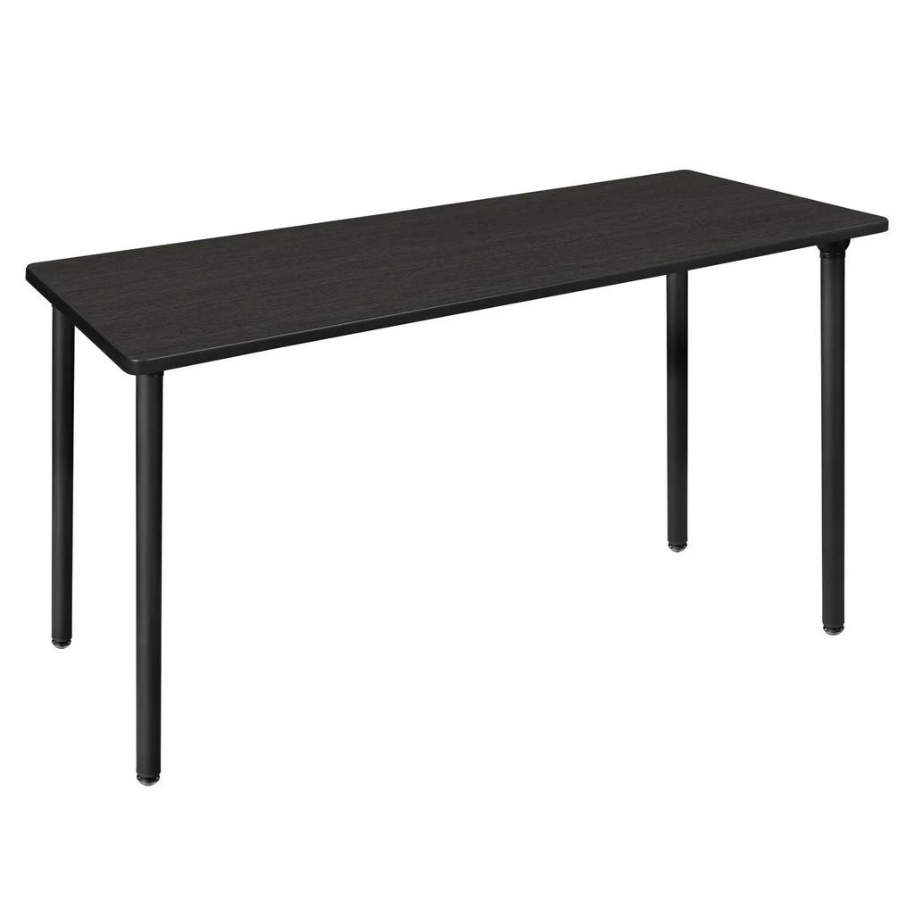 Regency Kee 60 X 24 In. Folding Training Seminar Table- Ash Grey Top, Black Legs - Regency MTF6024AGBK
