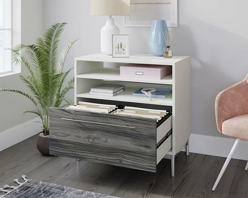 Vista Key 1-Drawer Lateral File Cabinet With Shelves - Sauder 430880