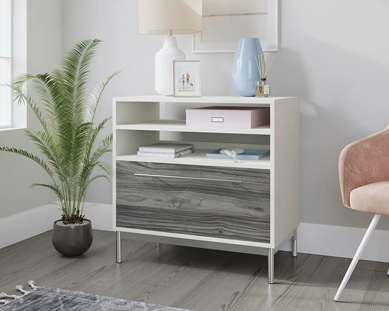 Vista Key 1-Drawer Lateral File Cabinet With Shelves - Sauder 430880 - Image 2