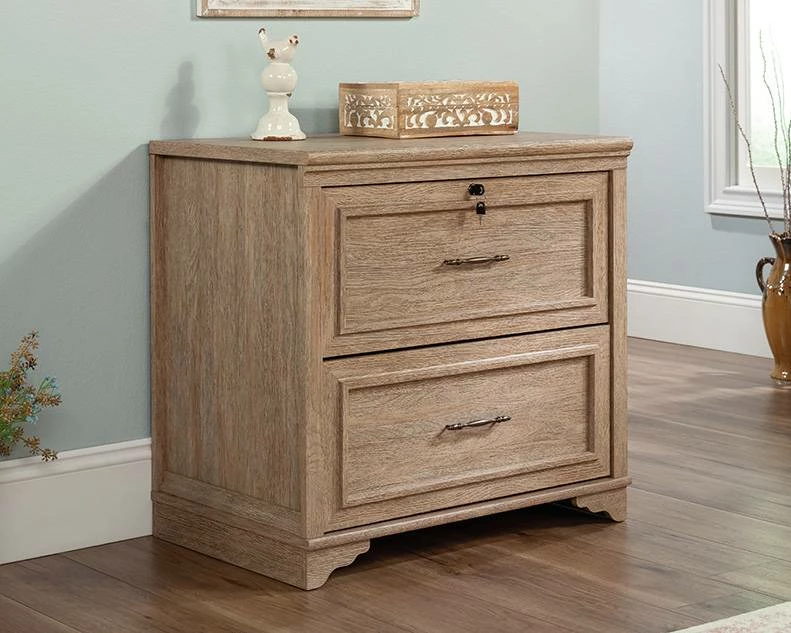 Rollingwood 2-Drawer Lateral File Cabinet In Brushed Oak - Sauder 431438
