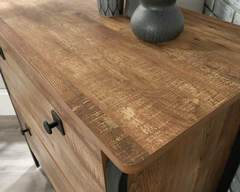 Station House 2-Drawer Lateral File Cabinet In Etched Oak - Sauder 431616 - Image 4