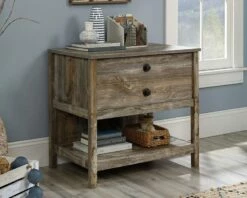1-Drawer Lateral File Cabinet In Rustic Cedar - Sauder 433951