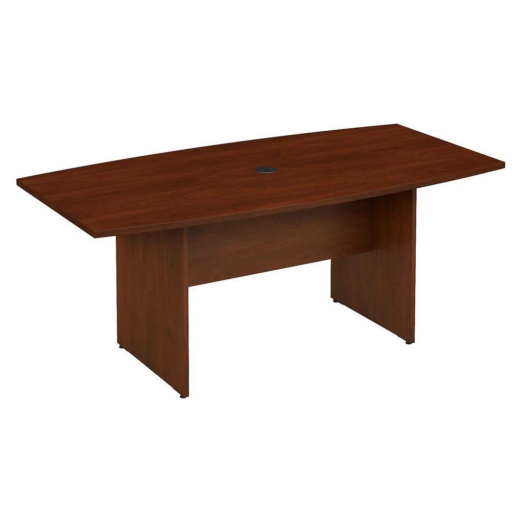 Bush Business Furniture 99TB7236HC - Series C 72L X 36W Boat Top Conference Table In Hansen Cherry - Image 2