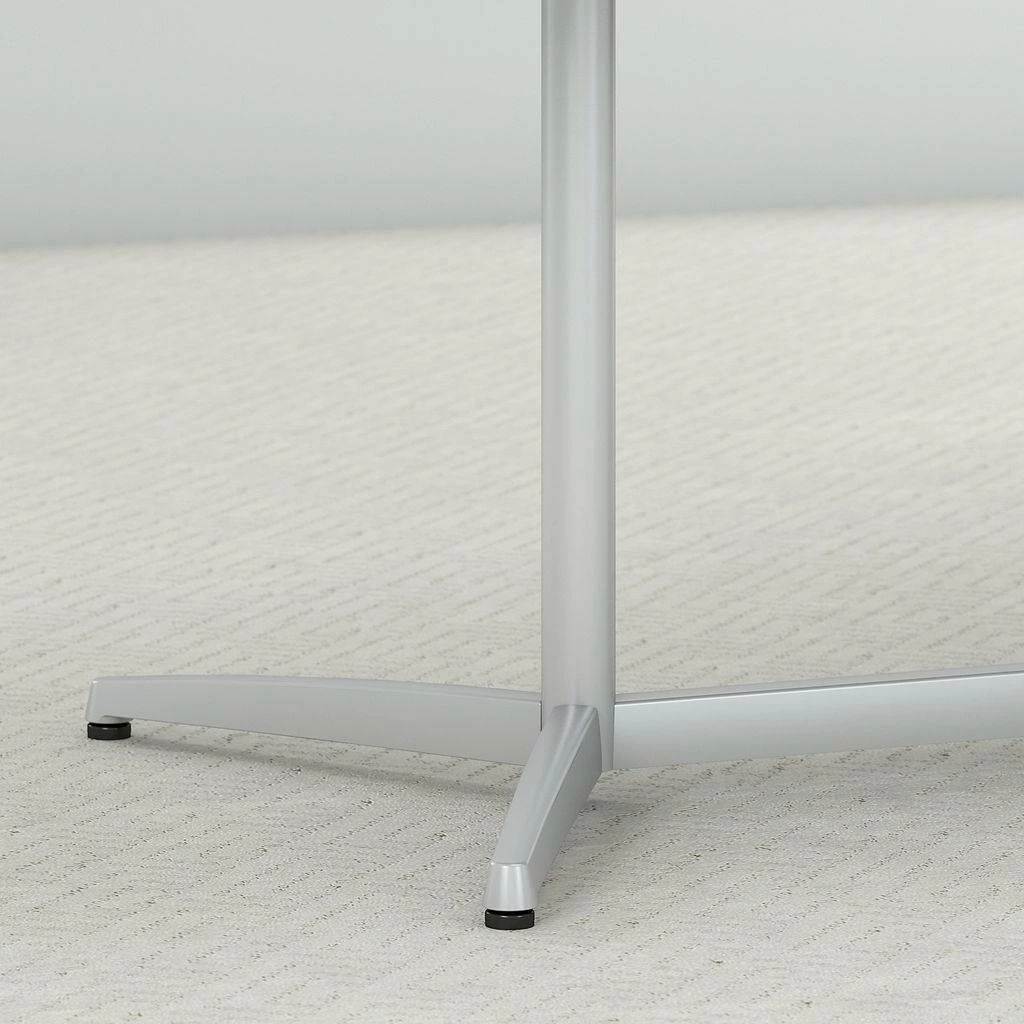 Bush Business Furniture 99TBM120MRSVK - 120"L X 48"W Boat Top Conference Table - Metal Base In Mocha Cherry - Image 3