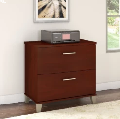 Somerset Lateral File Cabinet In Hansen Cherry - Bush Furniture WC81780
