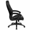High Back Black Leather Executive Office Chair - Flash Furniture GO-7145-BK-GG