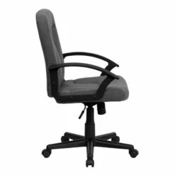 Mid-Back Gray Fabric Executive Chair W/ Nylon Arms - Flash Furniture GO-ST-6-GY-GG