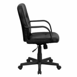 Mid-Back Black Glove Vinyl Executive Office Chair - Flash Furniture H8020-GG