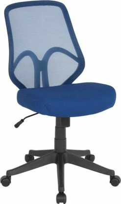 Salerno Series High Back Navy Mesh Chair - Flash Furniture GO-WY-193A-NVY-GG
