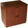 Boss Office Products N112-M 2-Drawer Lateral File In Mahogany
