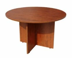 Boss Office Products N123-C 47" Round Table In Cherry