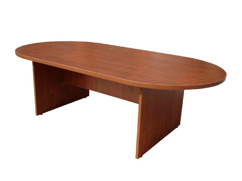 Boss Office Products N135-C 71W X 35D Race Track Conference Table In Cherry