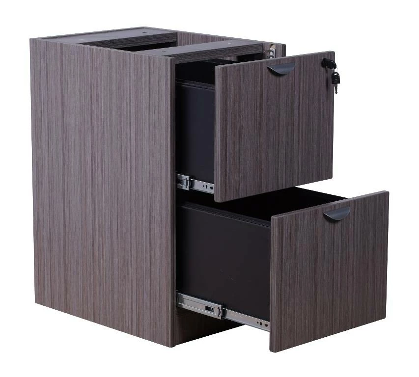 Boss Office Products N176-DW Full Pedestal File/File In Driftwood