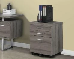 File Cabinet / Rolling Mobile / Storage Drawers / Printer Stand / Office / Work / Laminate / Brown / Contemporary / Modern - Monarch Specialties I 7049