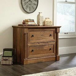 Palladia Lateral File In Vintage Oak - Sauder 420607
