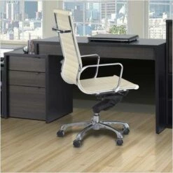 Sereni-T Filing Cabinet With 3 Drawers In Black And Ebony - Nexera 211206