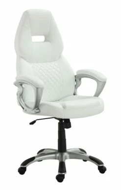 White High Back Office Chair - Coaster 800150