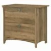 Bush Furniture Salinas 2 Drawer Lateral File Cabinet In Reclaimed Pine - Bush Furniture SAF132RCP-03