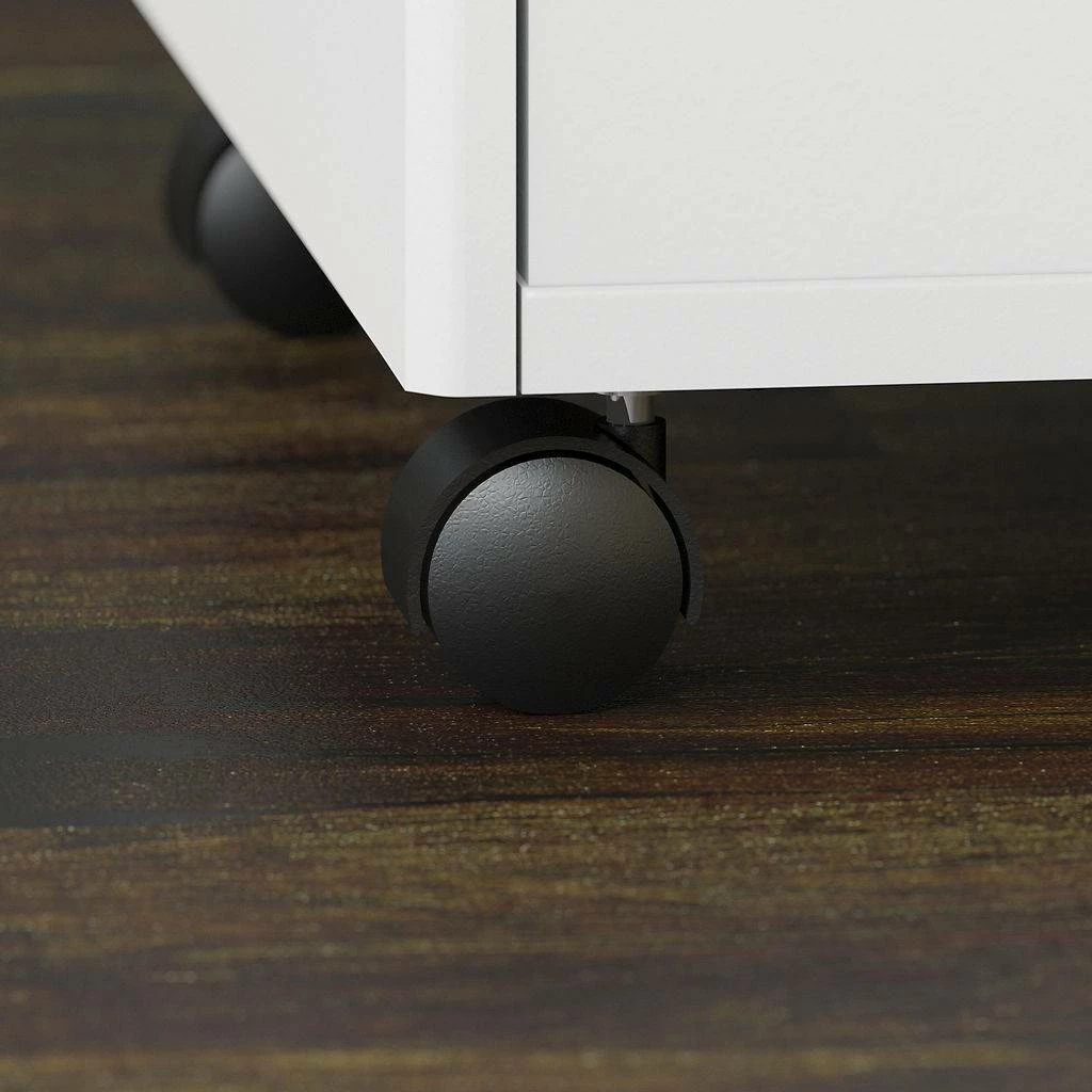 Bush Business Furniture SCF116WHSU - Studio C 2 Drawer Mobile File Cabinet In White - Image 4