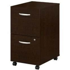 Series C 2 Drawer Mobile File Cabinet In Mocha Cherry - Bush Furniture WC12952SU